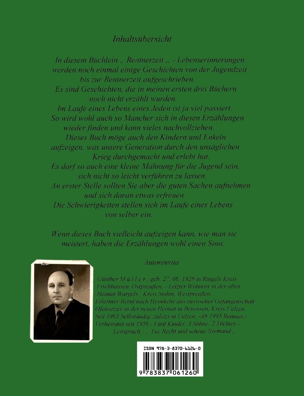 Rückseitencover Rentnerzeit