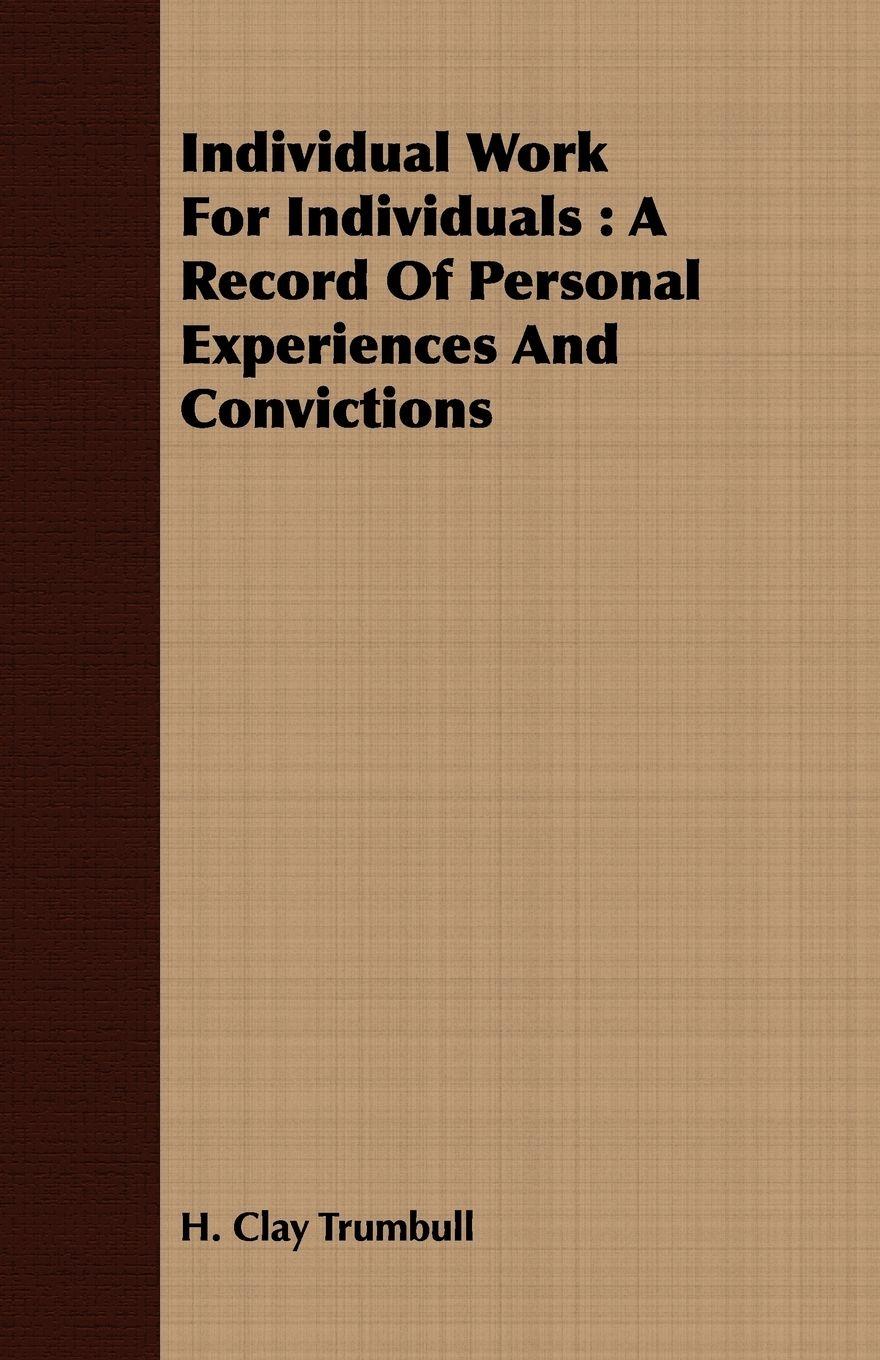 Vorderes Coverbild Individual Work for Individuals
