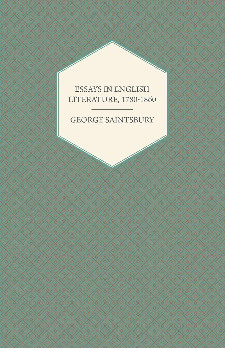 Vorderes Coverbild Essays in English Literature, 1780-1860