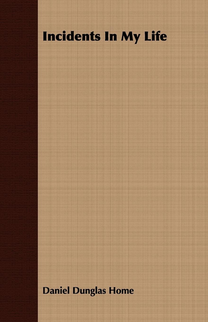 Vorderes Coverbild Incidents In My Life