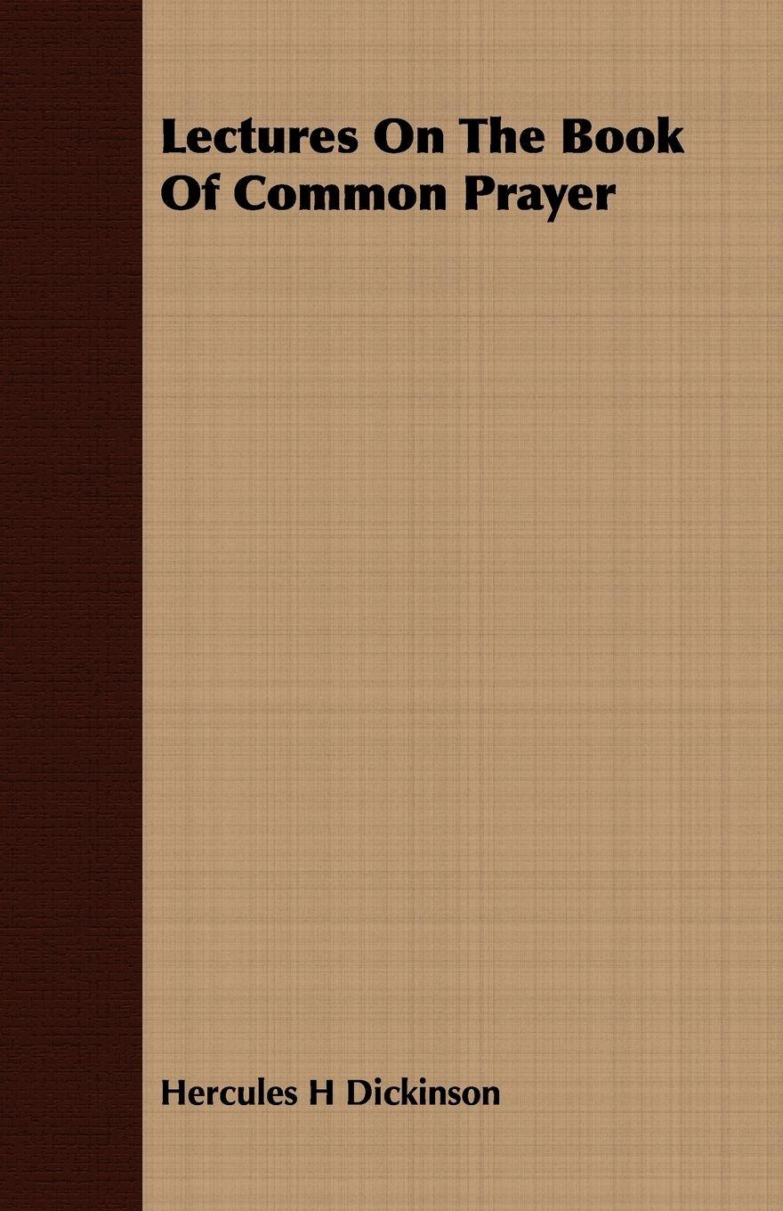 Vorderes Coverbild Lectures On The Book Of Common Prayer
