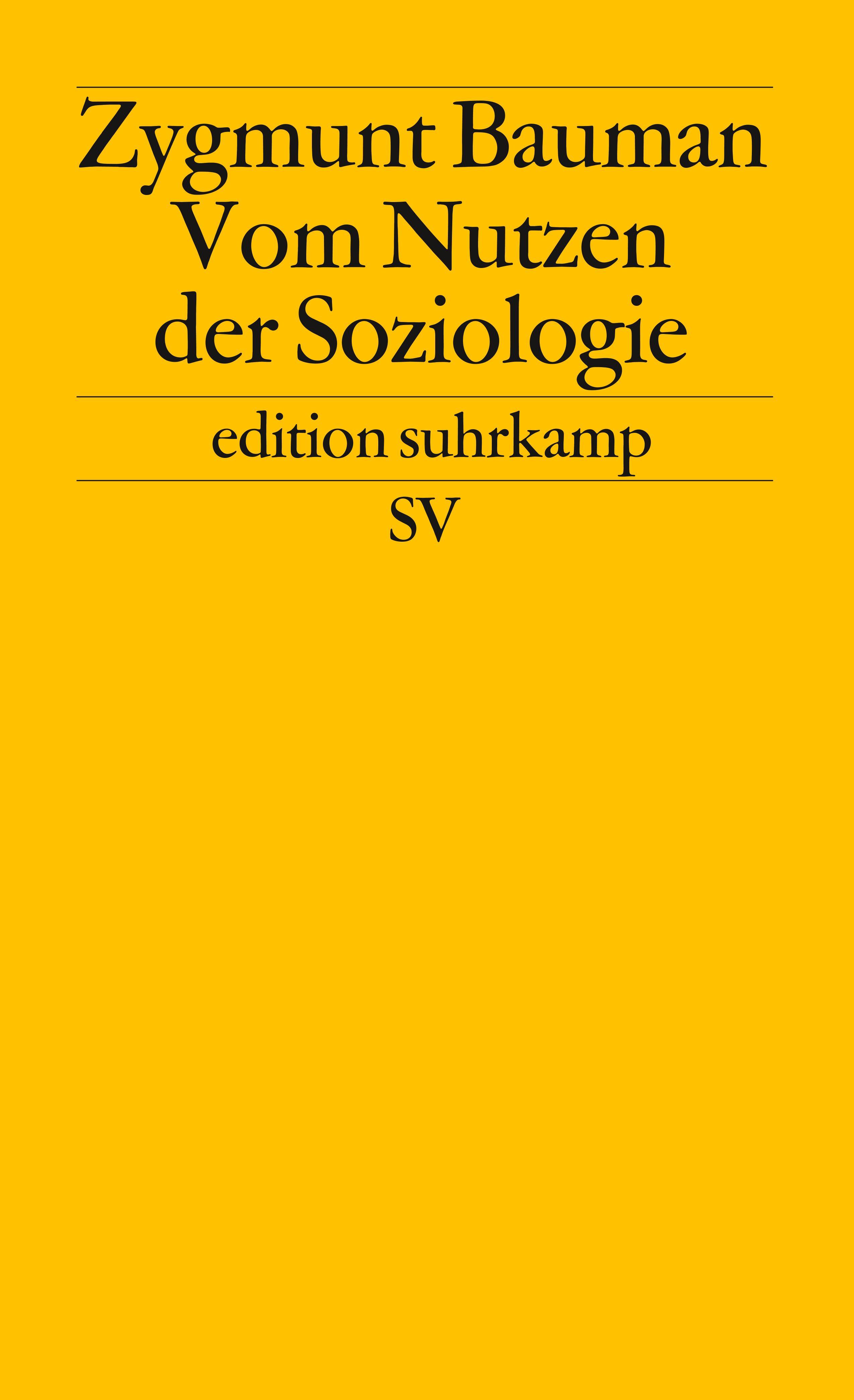 Vorderes Coverbild Vom Nutzen der Soziologie