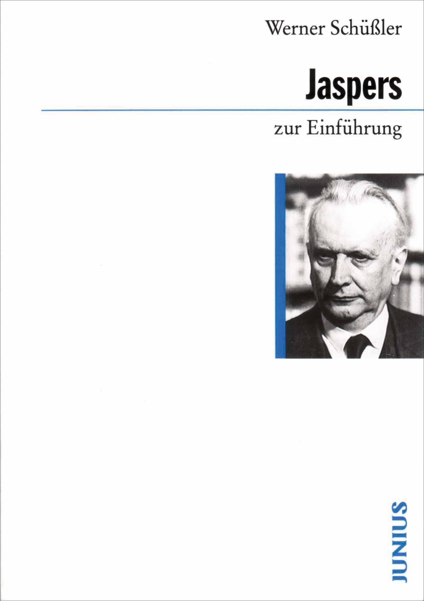 Vorderes Coverbild Jaspers zur Einführung