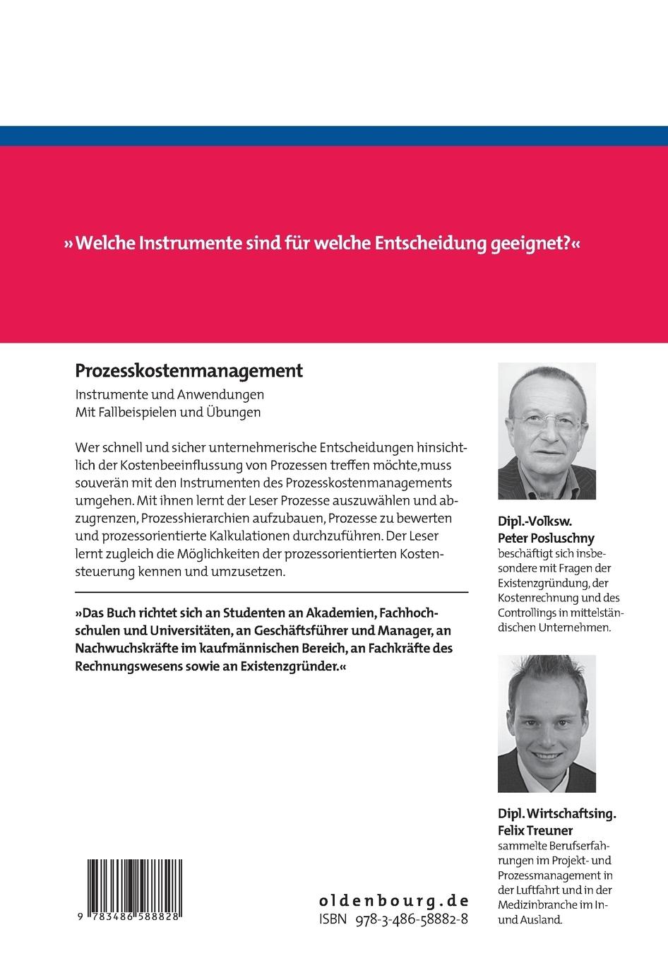 Rückseitencover Prozesskostenmanagement