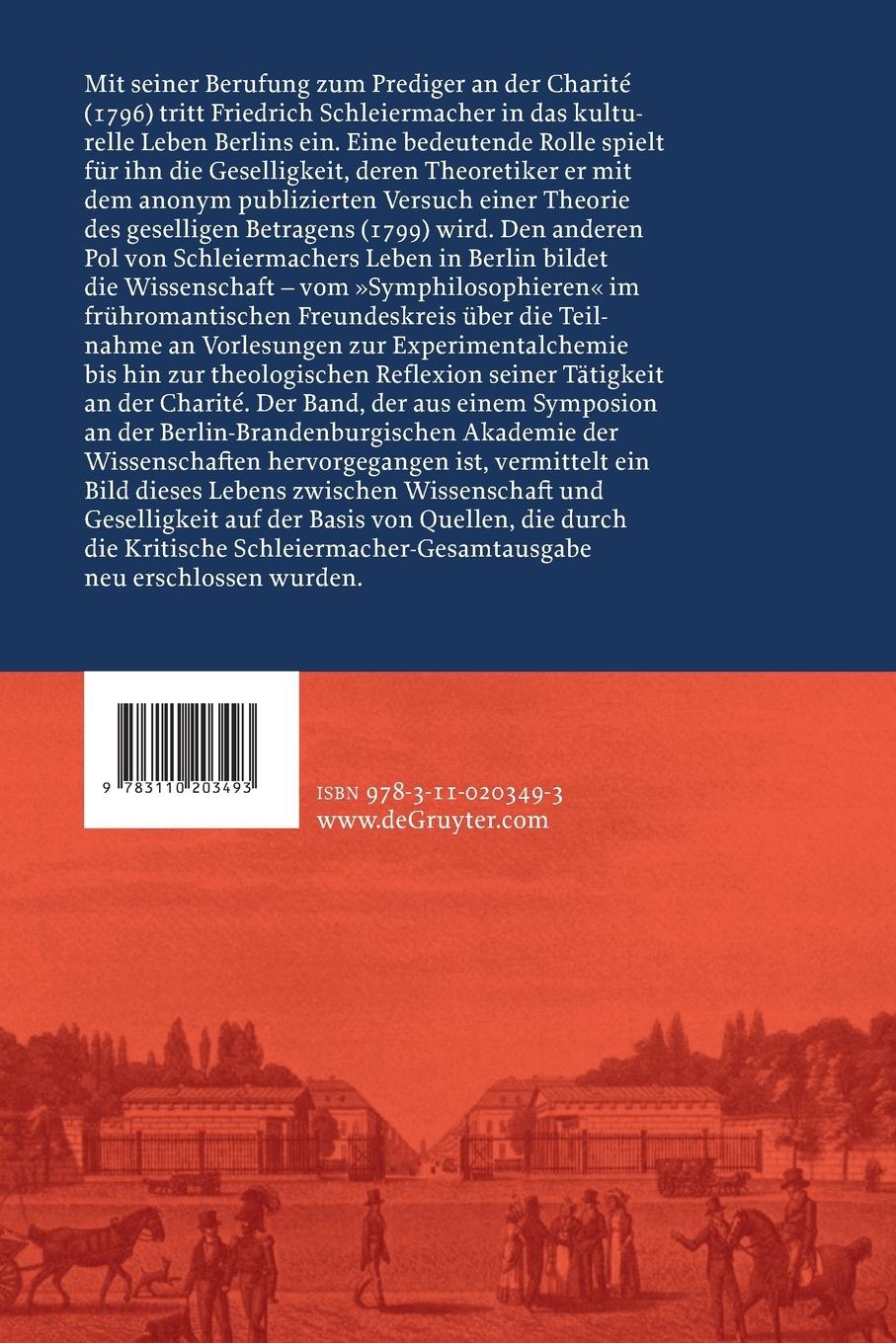 Rückseitencover Wissenschaft und Geselligkeit