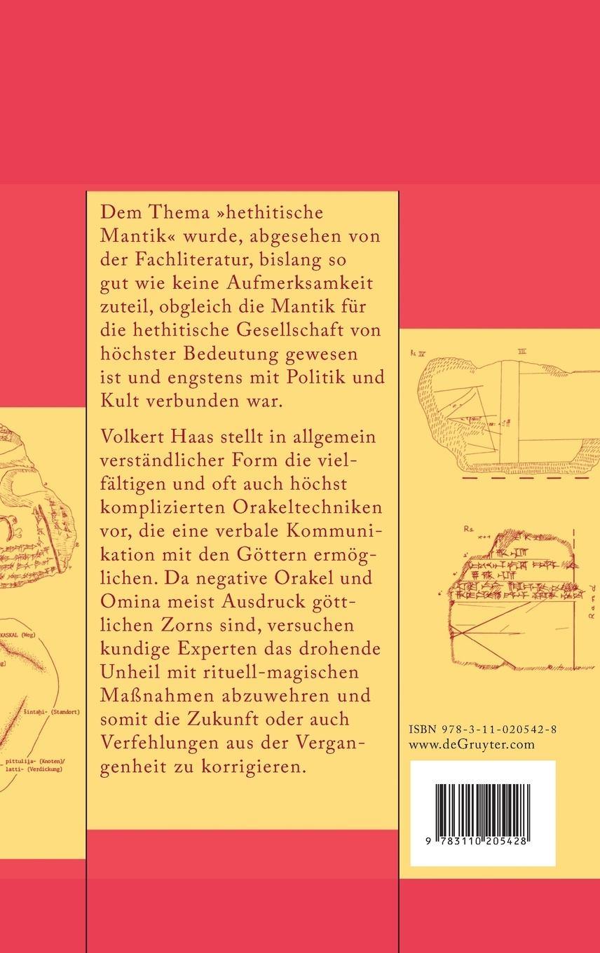Rückseitencover Hethitische Orakel, Vorzeichen und Abwehrstrategien