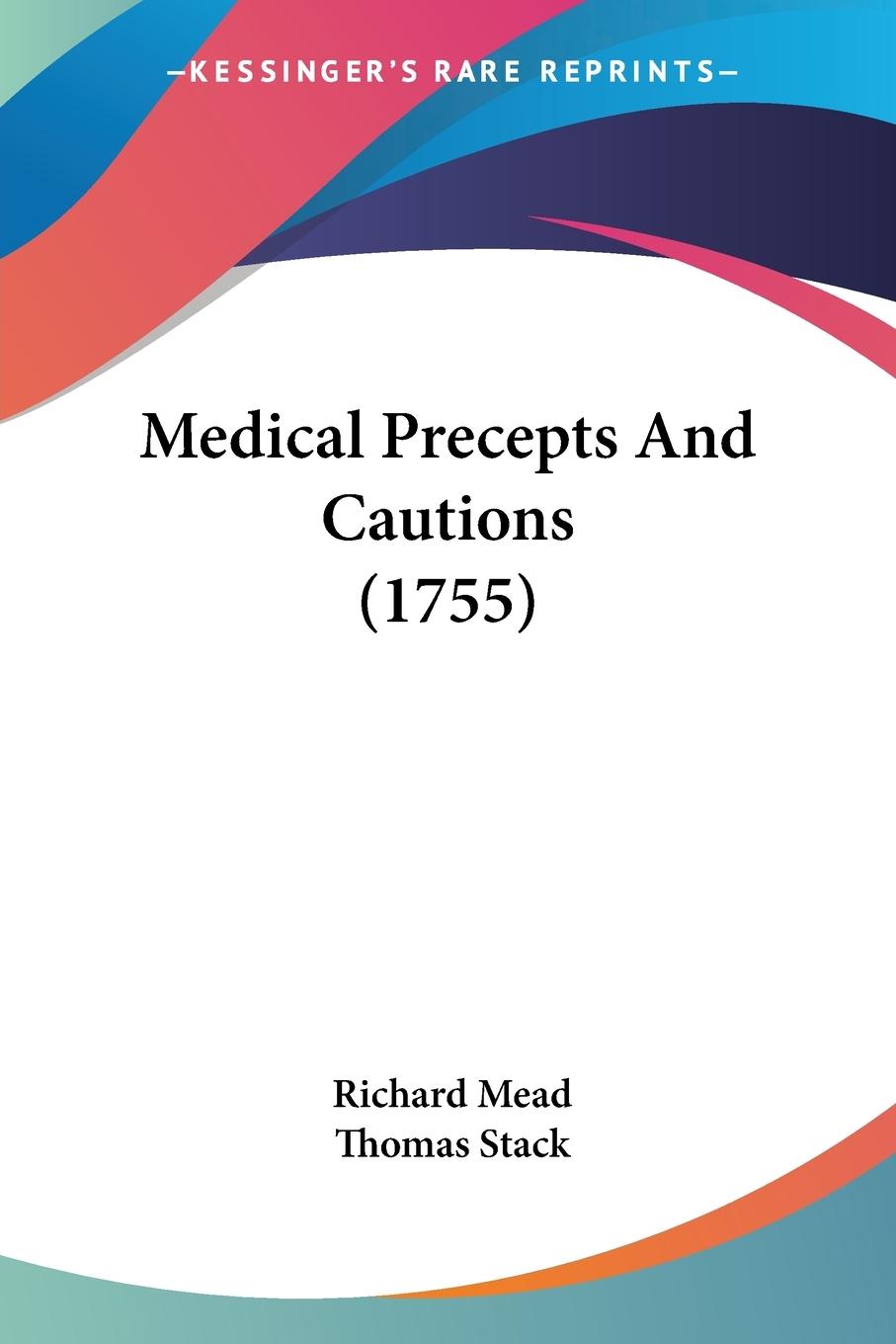 Vorderes Coverbild Medical Precepts And Cautions (1755)