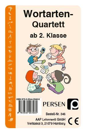 Vorderes Coverbild Das Wortarten-Quartett