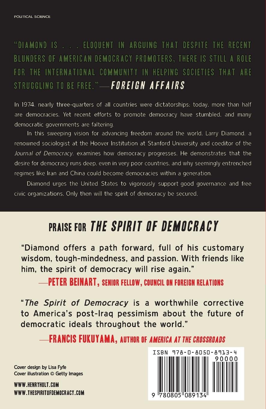 Rückseitencover Spirit of Democracy