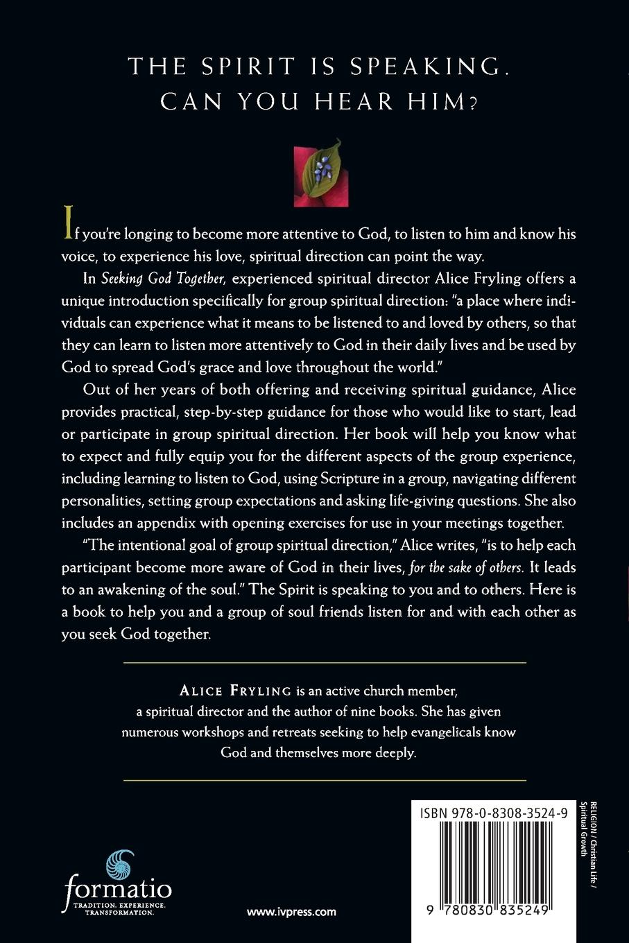 Rückseitencover Seeking God Together