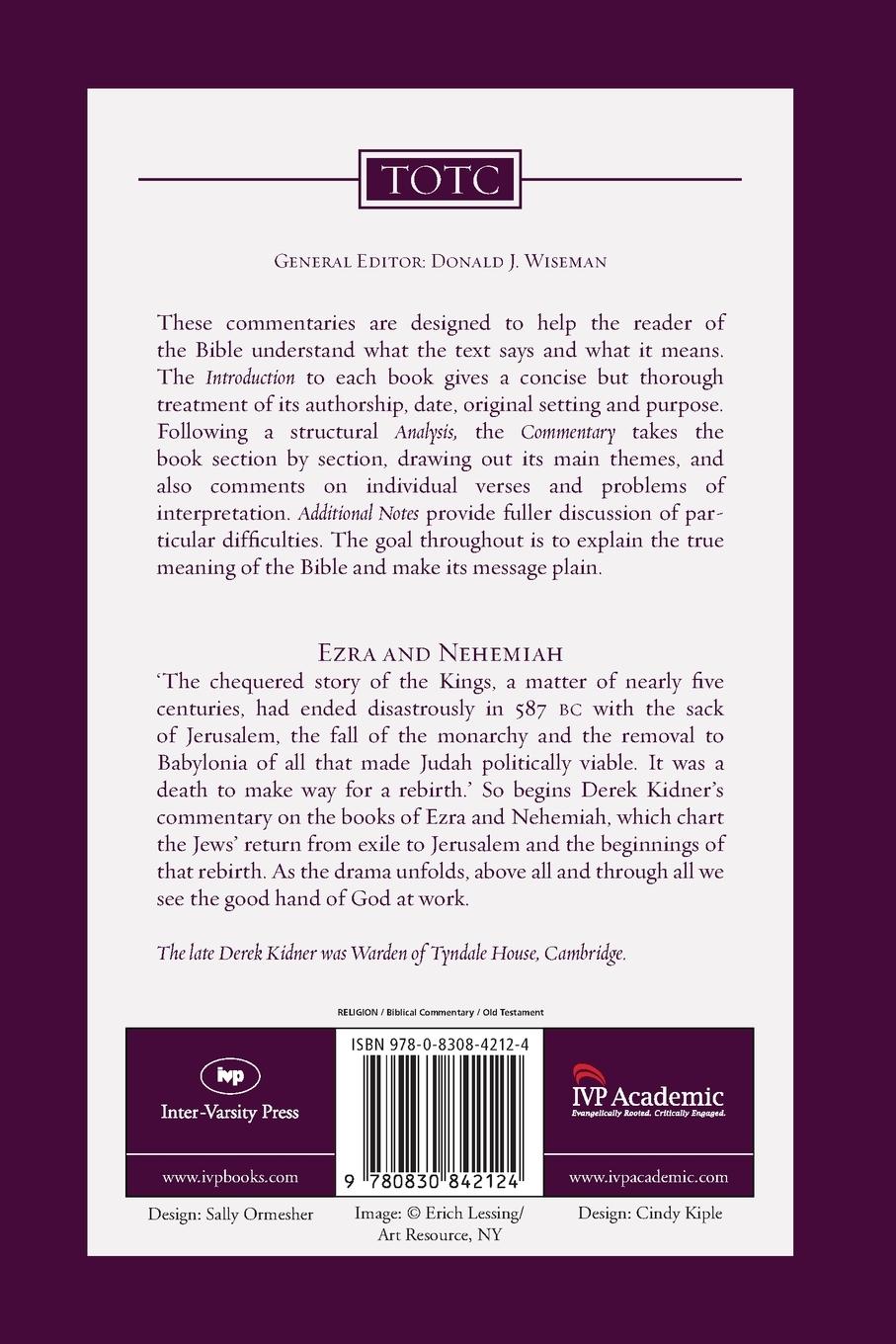 Rückseitencover Ezra and Nehemiah