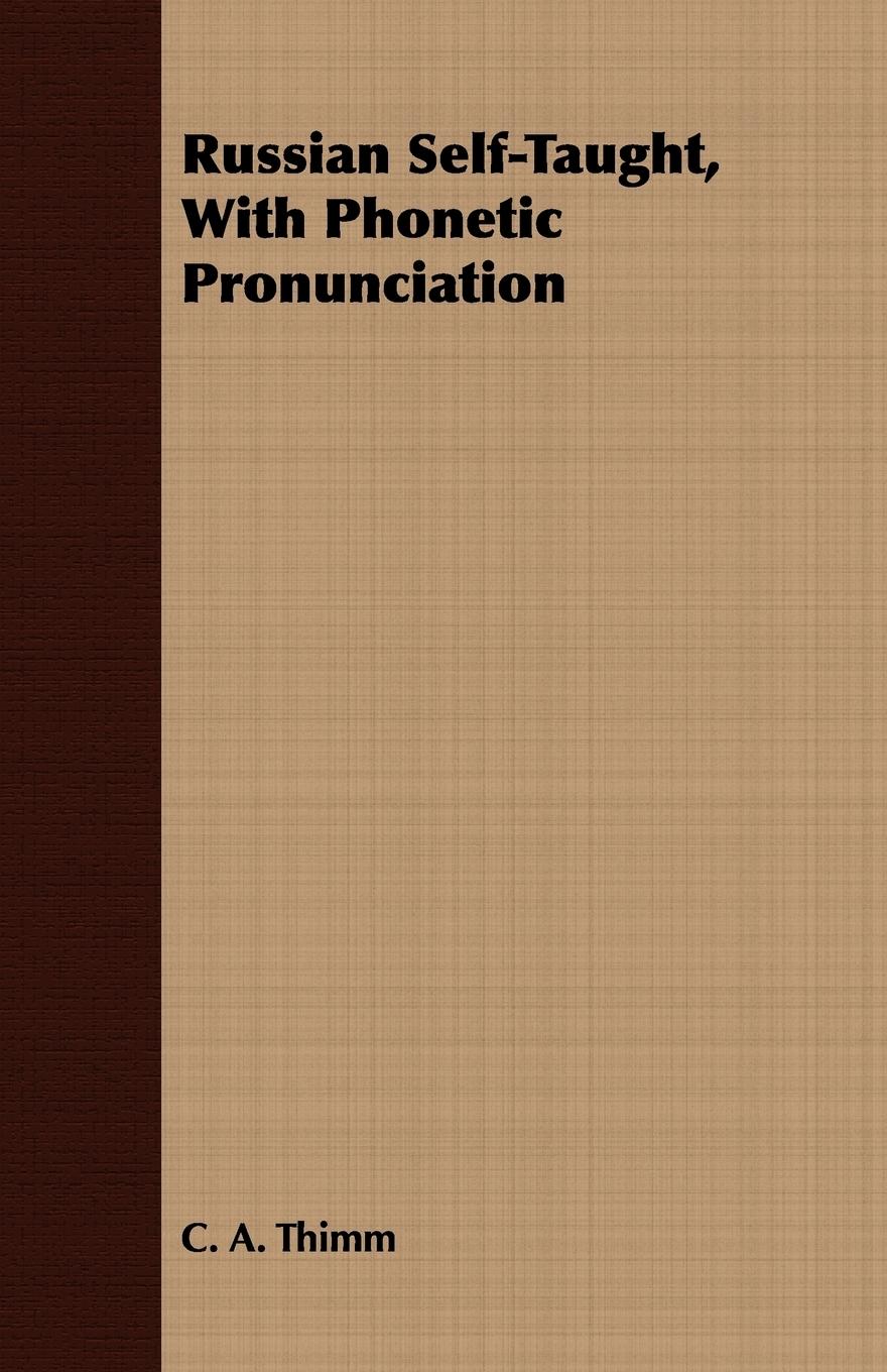 Vorderes Coverbild Russian Self-Taught, With Phonetic Pronunciation