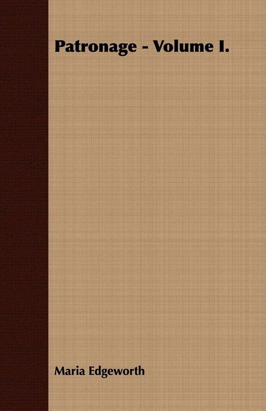 Vorderes Coverbild Patronage - Volume I.
