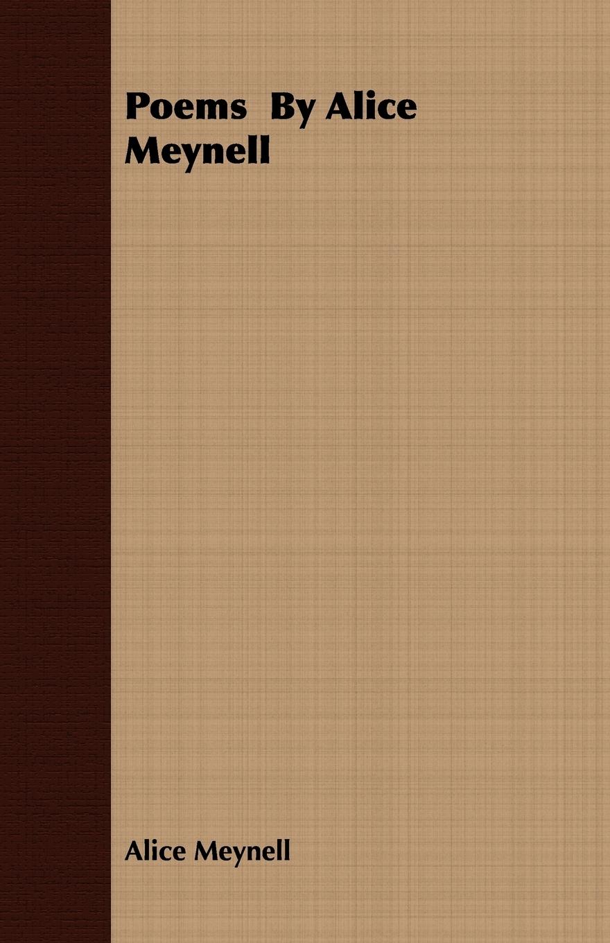 Vorderes Coverbild Poems by Alice Meynell