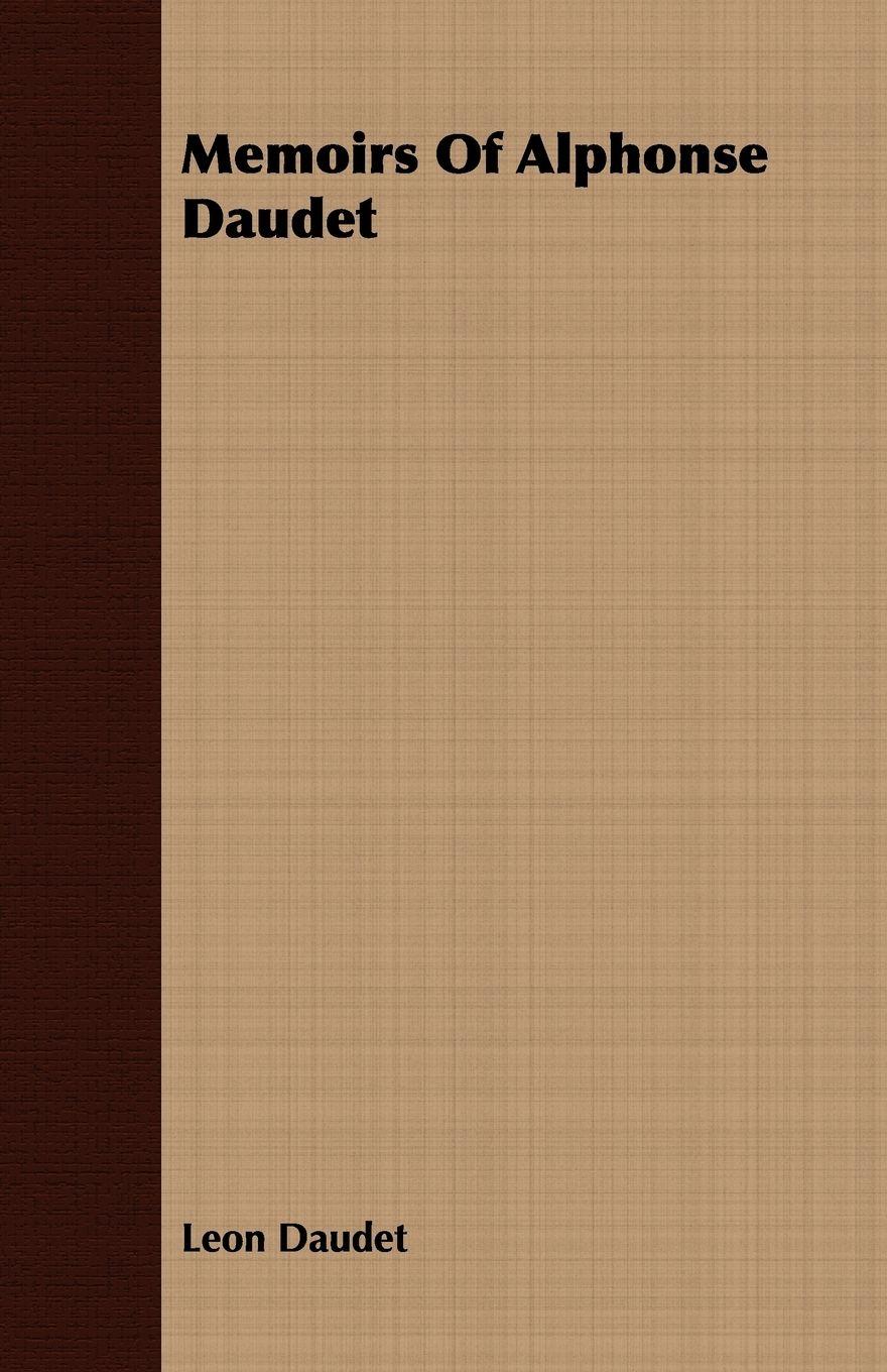 Vorderes Coverbild Memoirs Of Alphonse Daudet