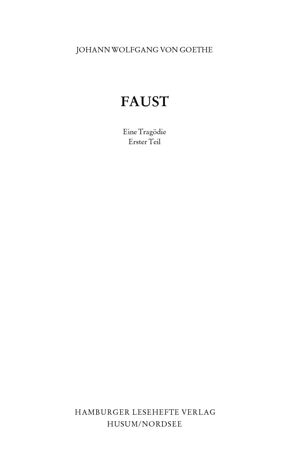 Beispielinhalt (Bild) Faust I