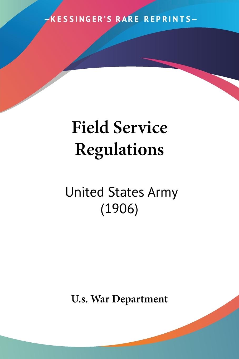 Vorderes Coverbild Field Service Regulations