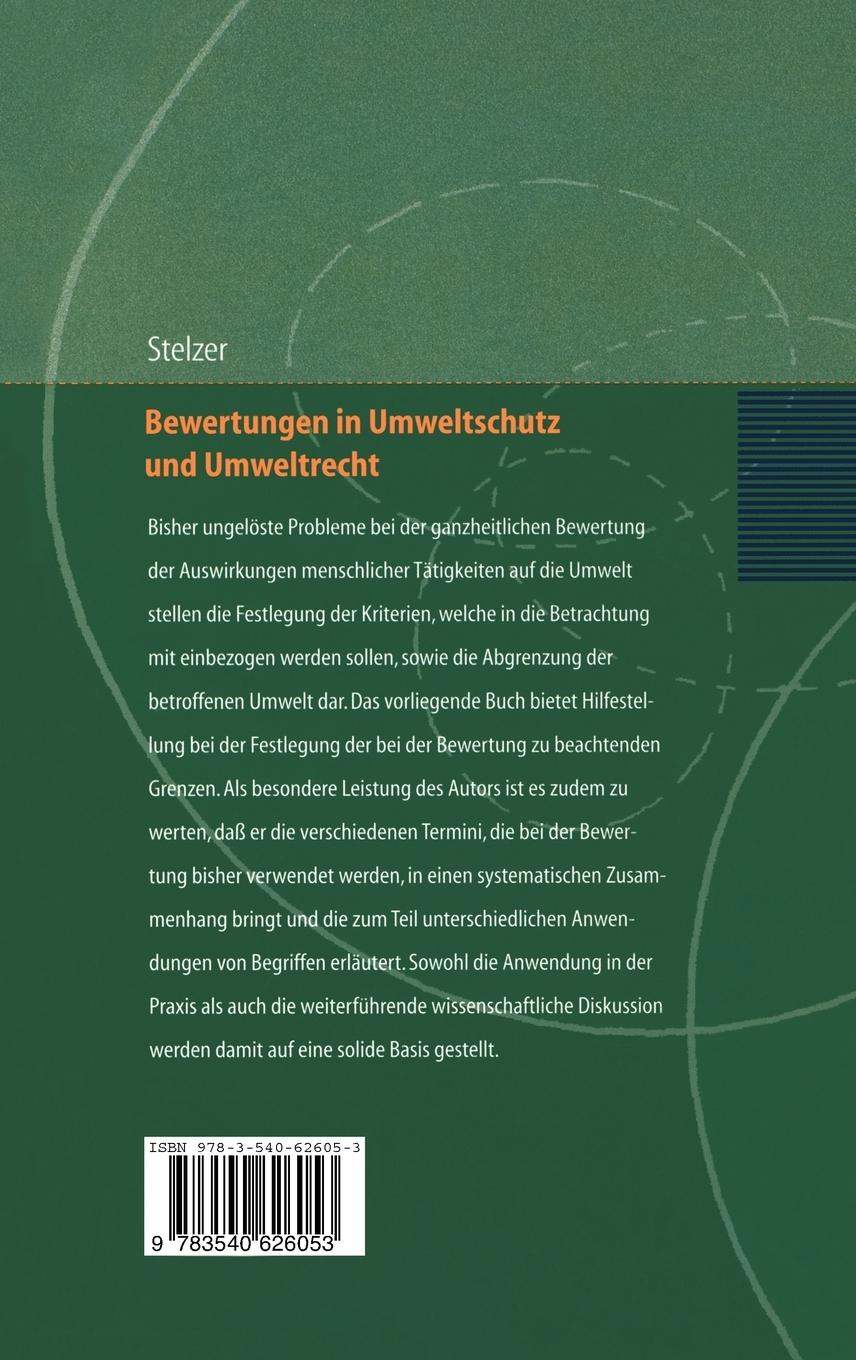 Rückseitencover Bewertungen in Umweltschutz und Umweltrecht