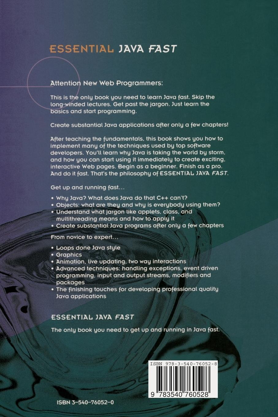 Rückseitencover Essential Java Fast