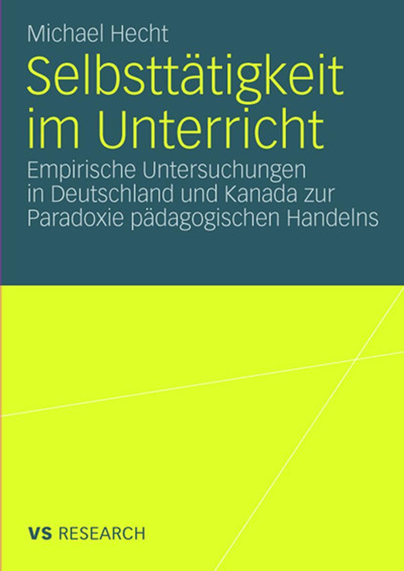 Vorderes Coverbild Selbsttätigkeit im Unterricht