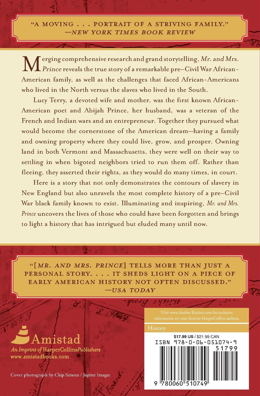 Rückseitencover Mr. and Mrs. Prince