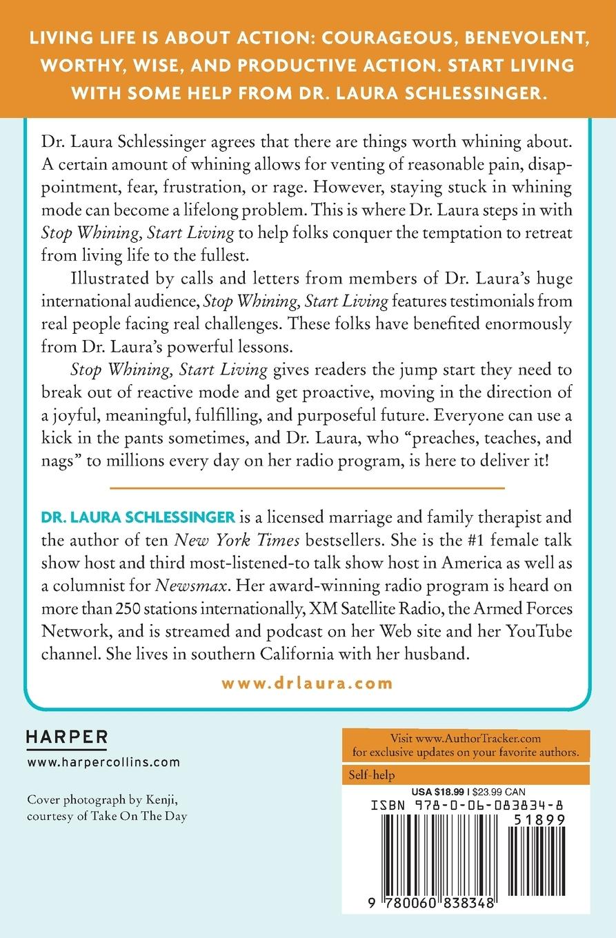 Rückseitencover Stop Whining, Start Living
