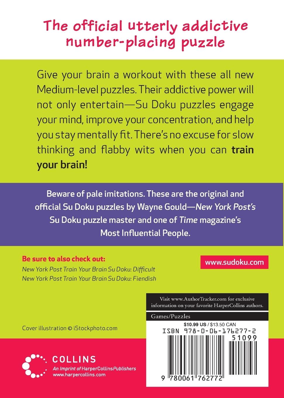 Rückseitencover New York Post Train Your Brain Su Doku: Medium