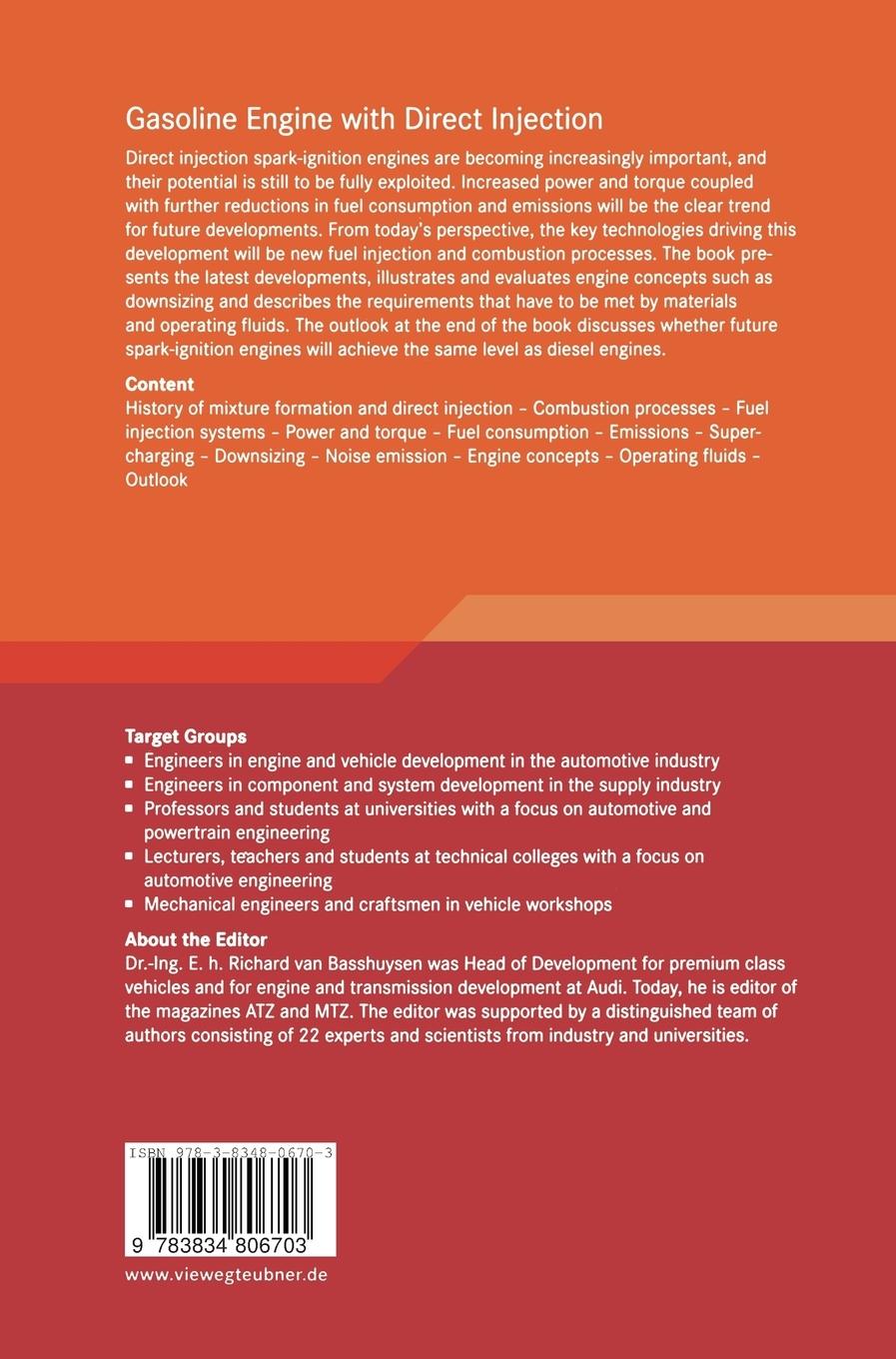 Rückseitencover Gasoline Engine with Direct Injection