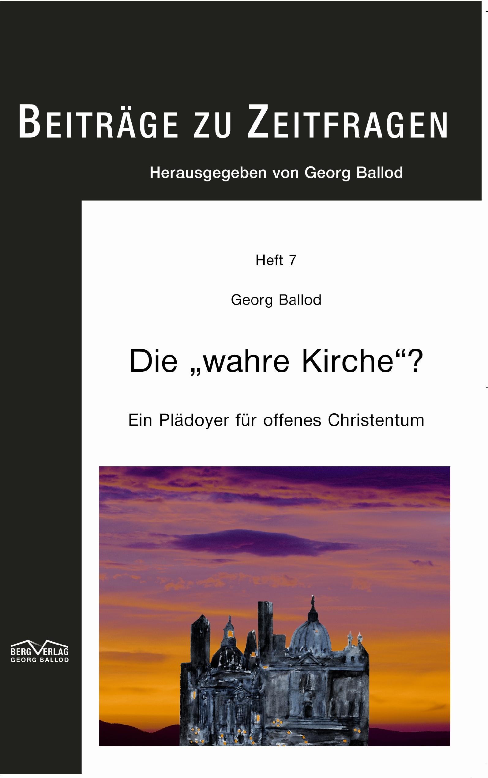 Vorderes Coverbild Die "wahre Kirche"?