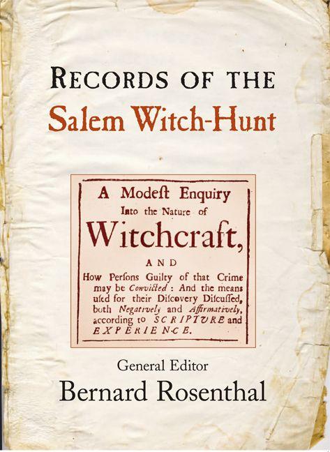 Vorderes Coverbild Records of the Salem Witch-Hunt