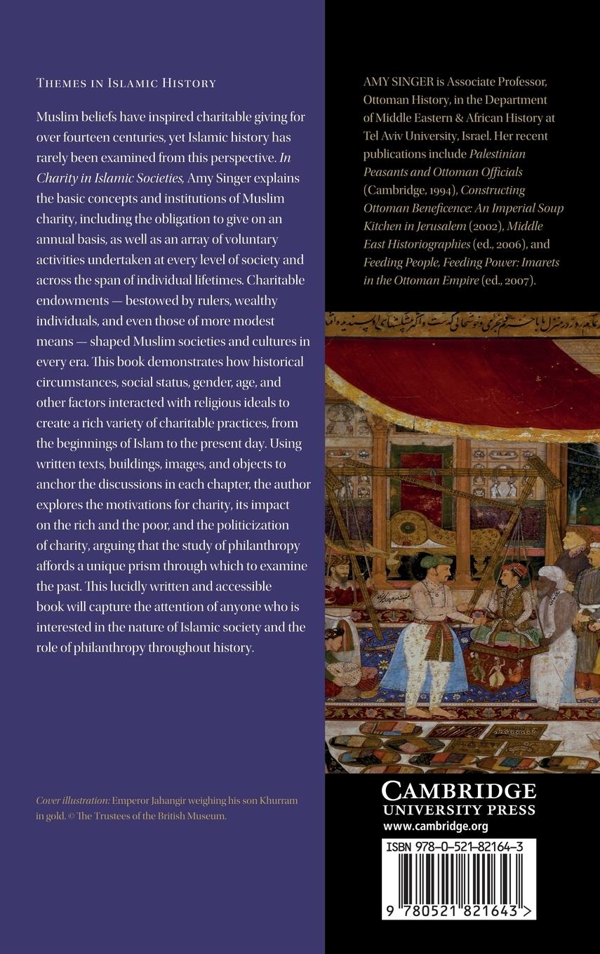 Rückseitencover Charity in Islamic Societies
