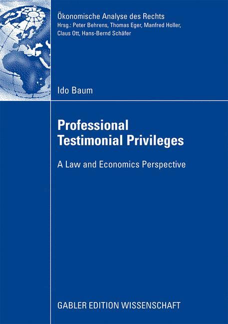 Vorderes Coverbild Professional Testimonial Privileges