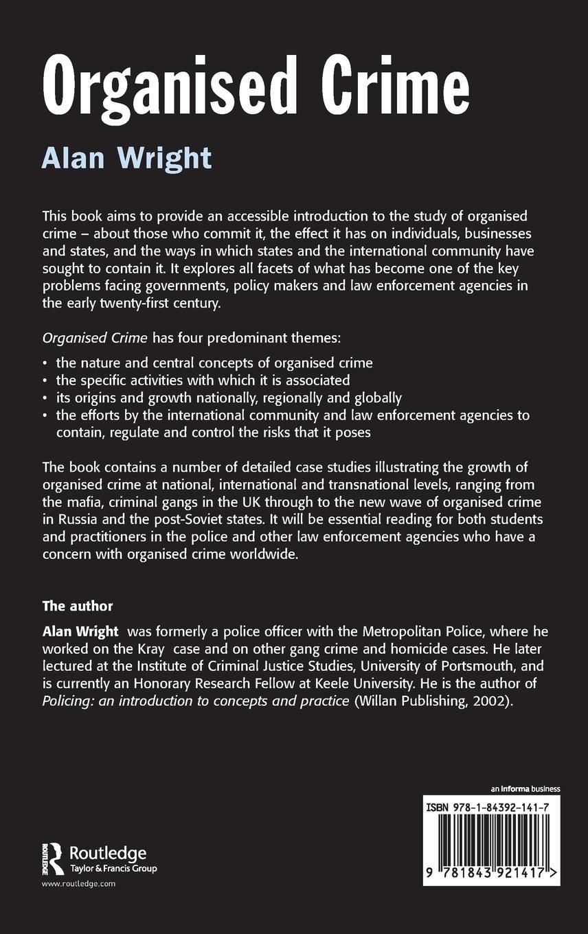 Rückseitencover Organised Crime