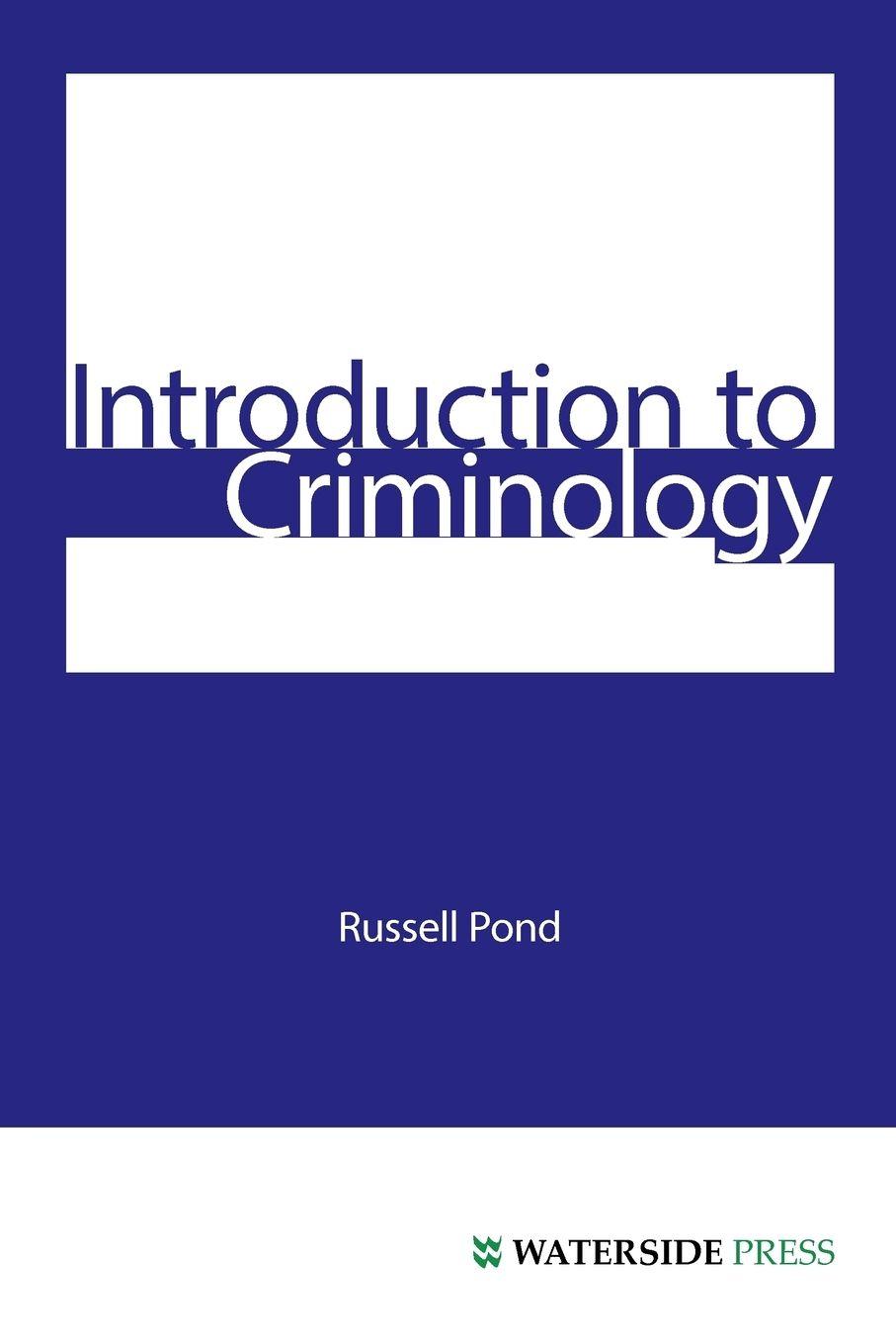 Vorderes Coverbild Introduction to Criminology