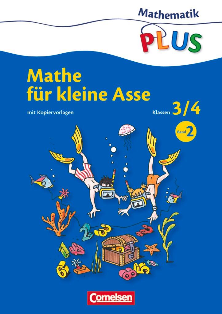 Vorderes Coverbild Mathematik plus 3./4. Schuljahr. Kopiervorlagen 2 Grundschule - Mathe für kleine Asse