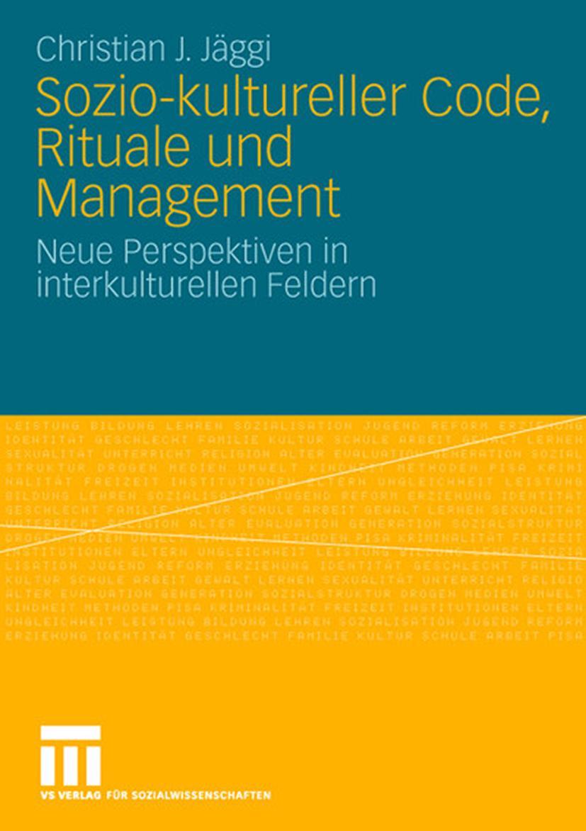 Vorderes Coverbild Sozio-kultureller Code, Ritual und Management