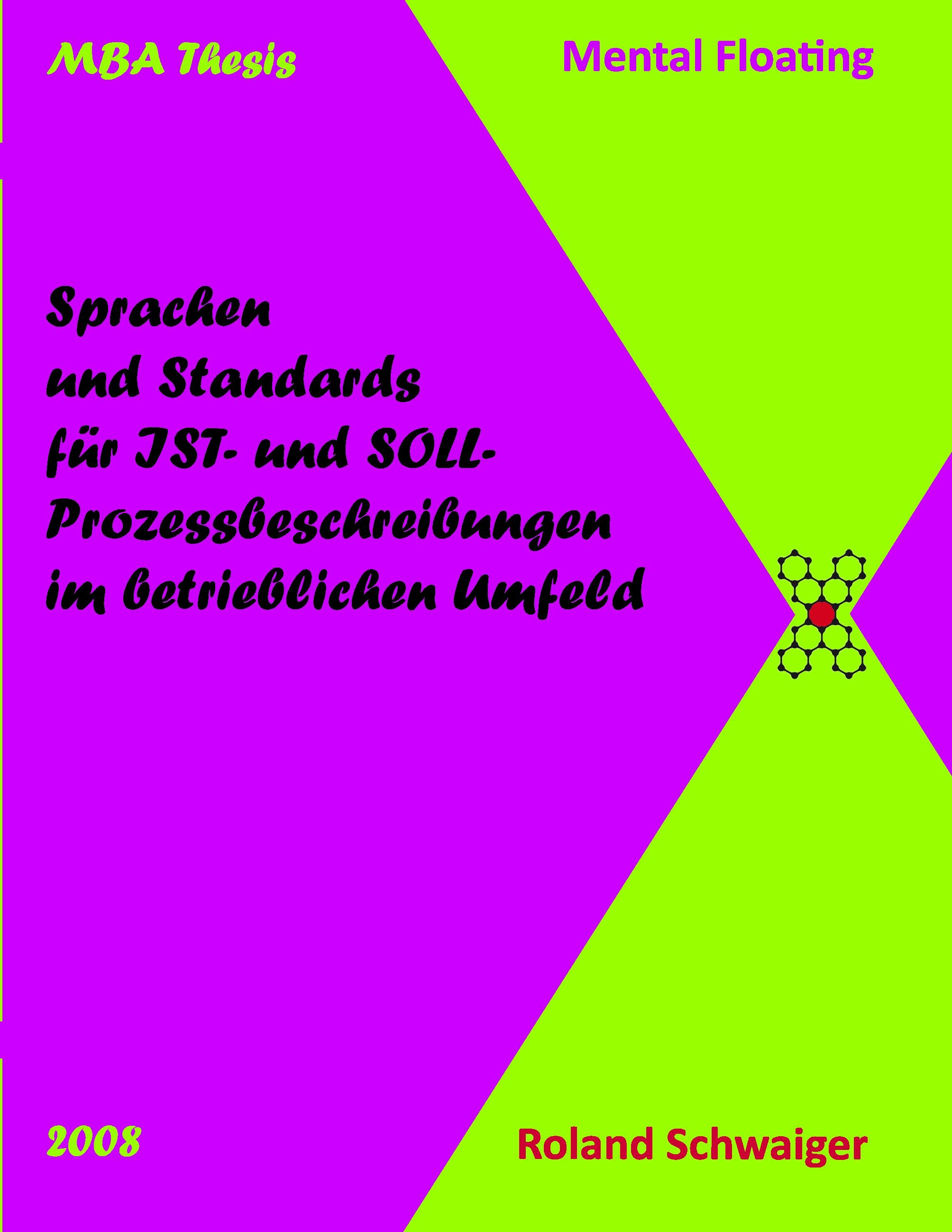 Vorderes Coverbild Sprachen und Standards für IST- und SOLL-Prozessbeschreibungen im betrieblichen Umfeld