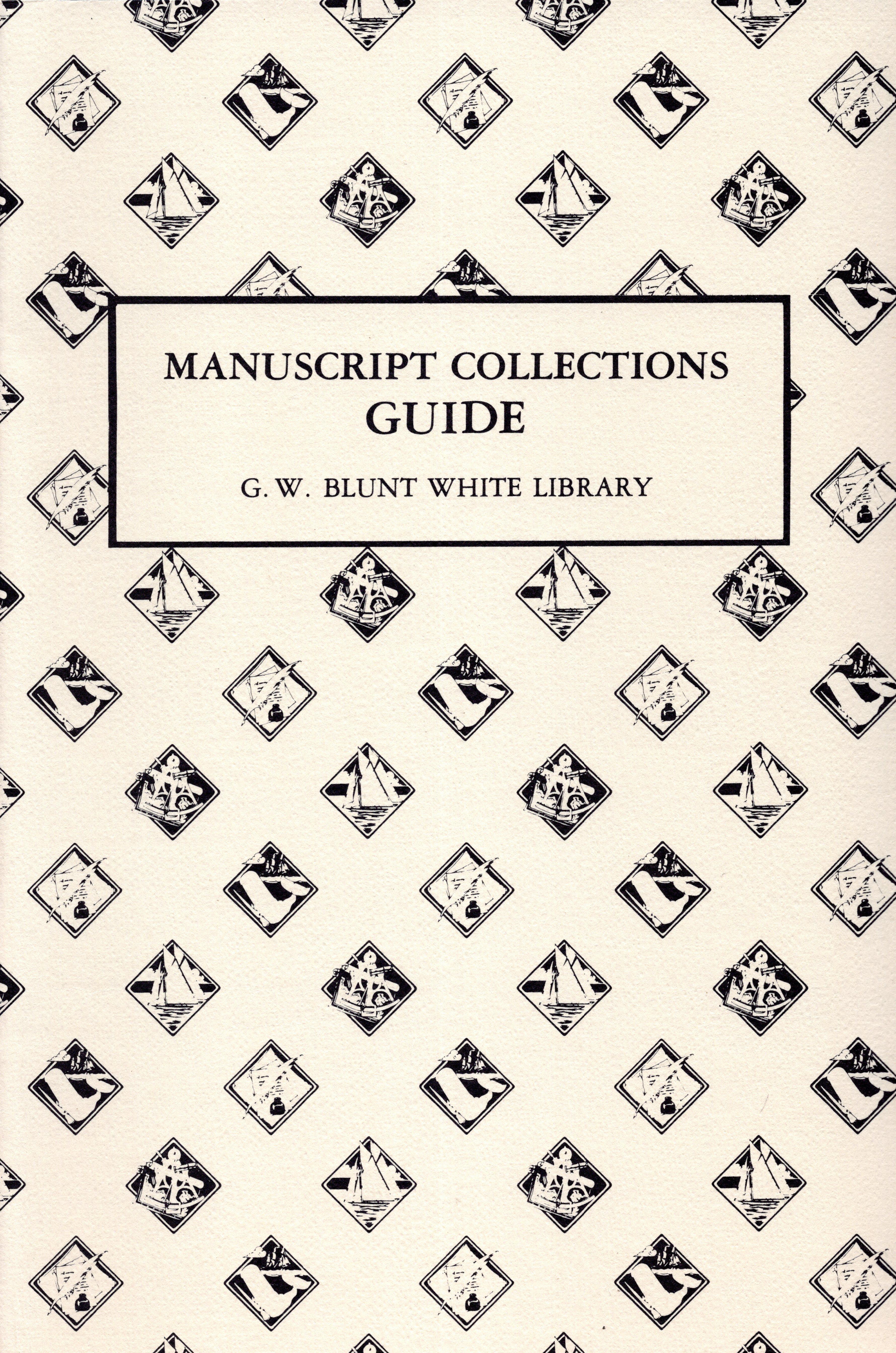 Vorderes Coverbild Manuscript Collection Guide