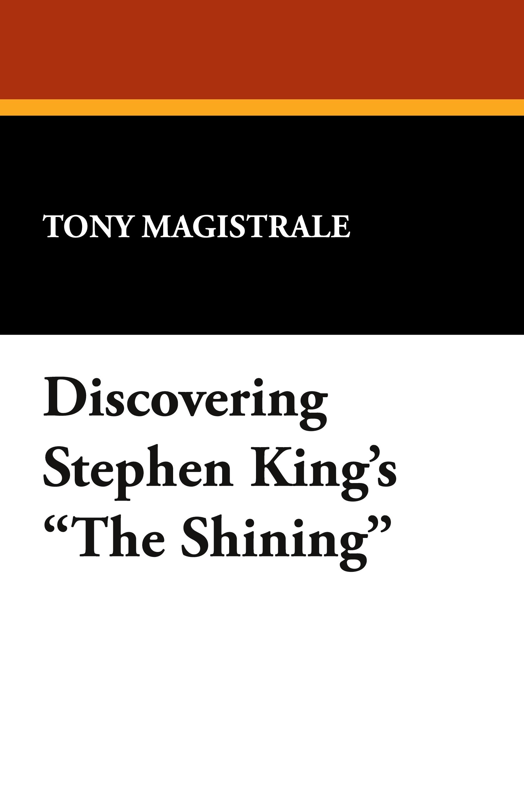 Vorderes Coverbild Discovering Stephen King's the Shining