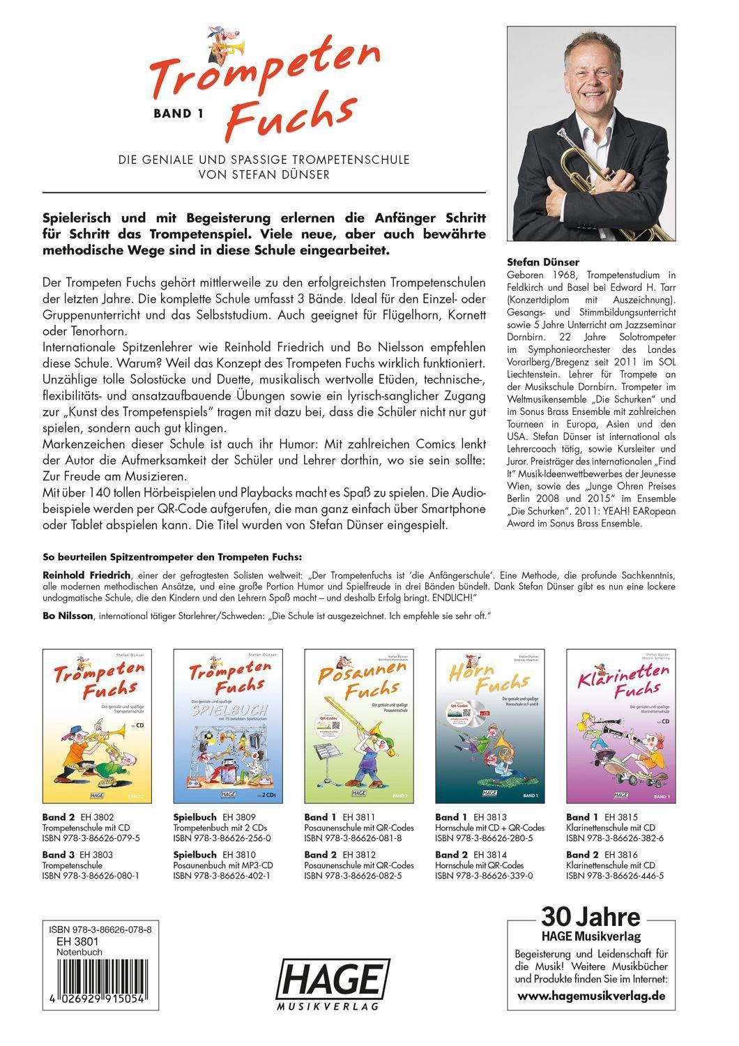 Beispielinhalt (Bild) Trompeten Fuchs Band 1