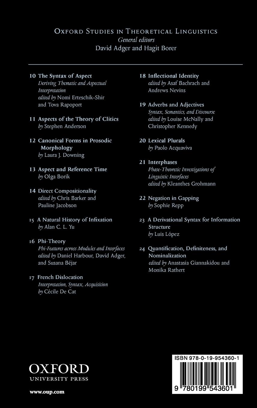 Rückseitencover Negation in Gapping