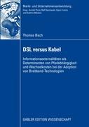 Vorderes Coverbild DSL versus Kabel