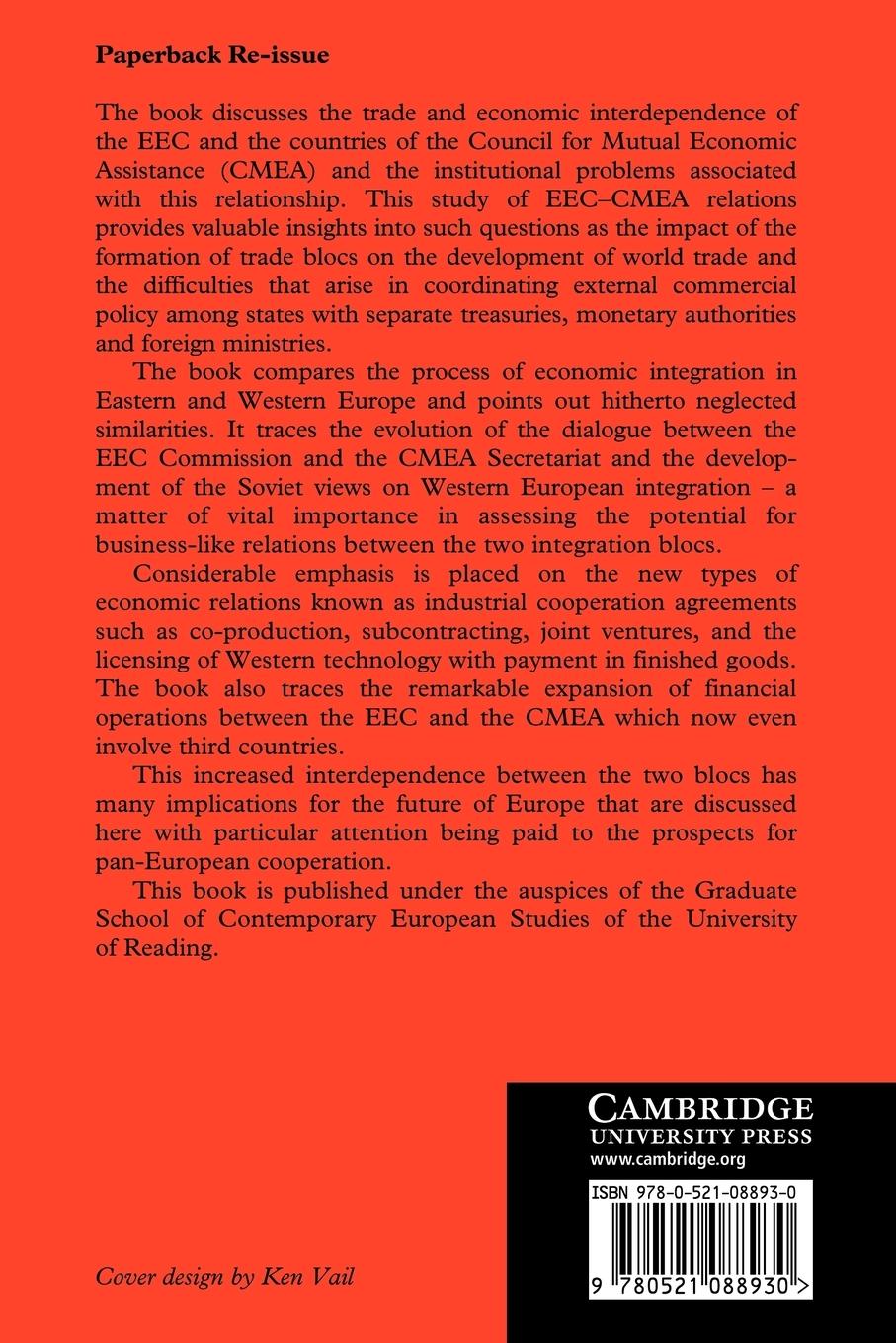 Rückseitencover The EEC and Eastern Europe