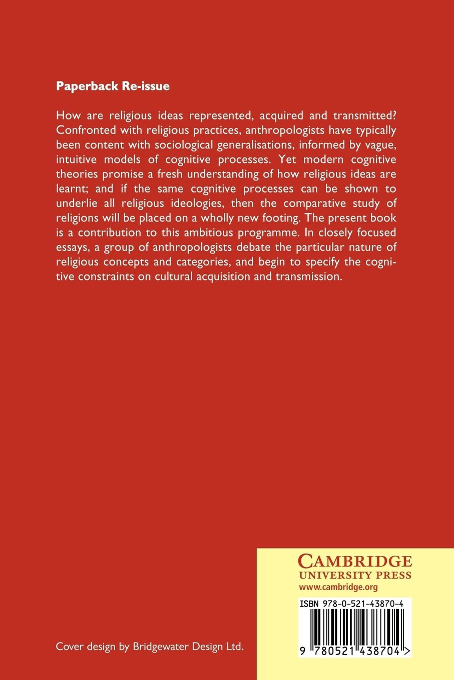 Rückseitencover Cognitive Aspects of Religious Symbolism