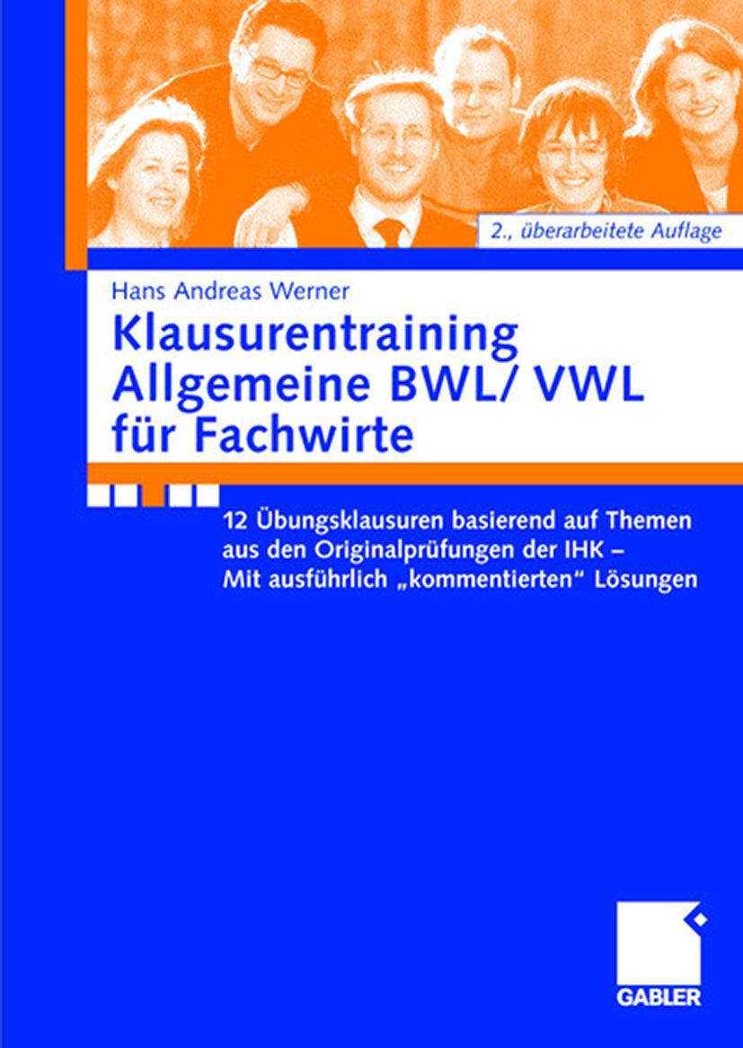Vorderes Coverbild Klausurentraining Allgemeine BWL/VWL für Fachwirte