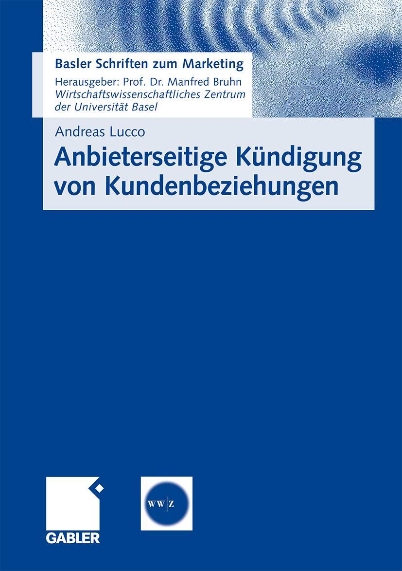 Vorderes Coverbild Anbieterseitige Kündigung von Kundenbeziehungen