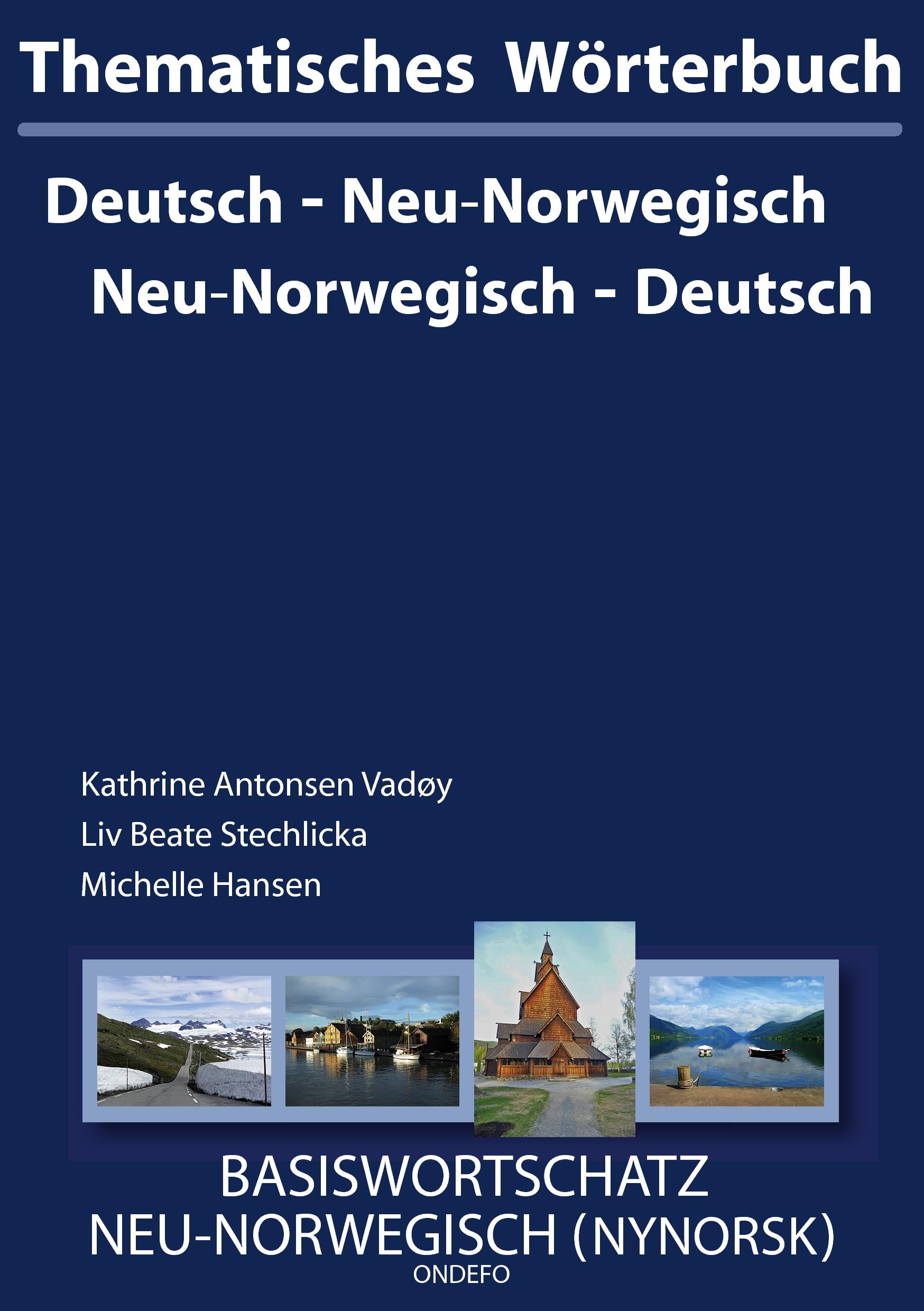 Vorderes Coverbild Thematisches Wörterbuch Neu-Norwegisch - Deutsch / Deutsch - Neu-Norwegisch
