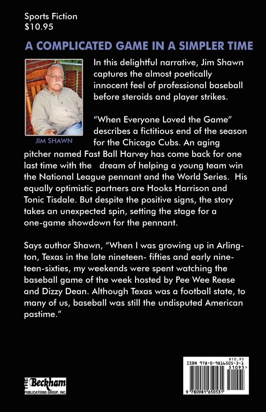 Rückseitencover When Everyone Loved the Game