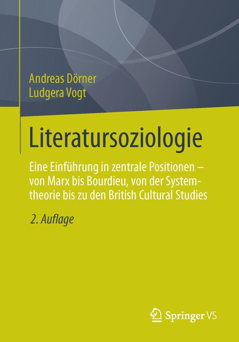 Vorderes Coverbild Literatursoziologie