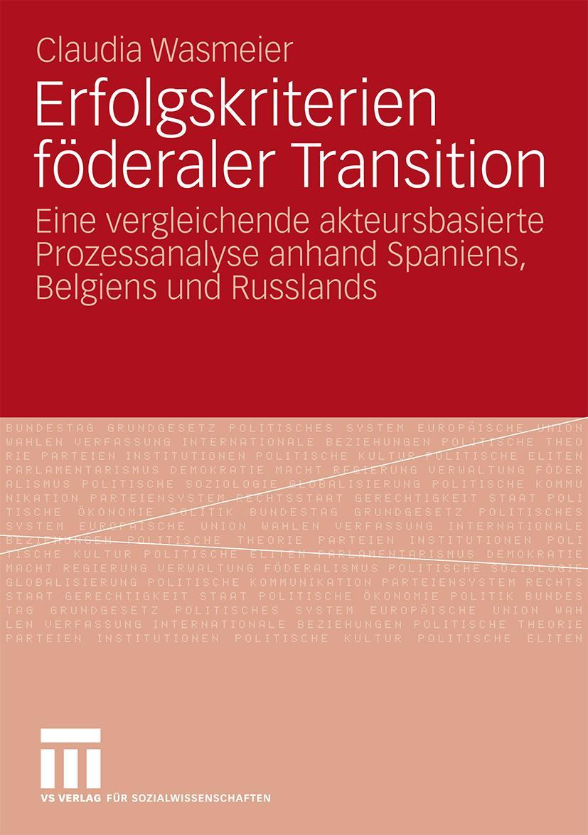 Vorderes Coverbild Erfolgskriterien föderaler Transition
